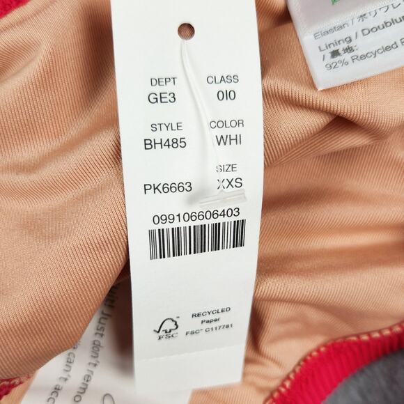 NWT J.Crew Swim Bottom Size XXS Pink BH485 Ribbed-trim hipster Bikini - Picture 7 of 9